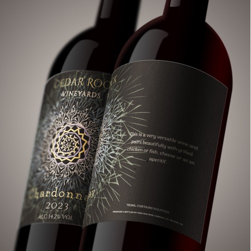 Chardonnay Wine Label Refresh - Avant Garde Project