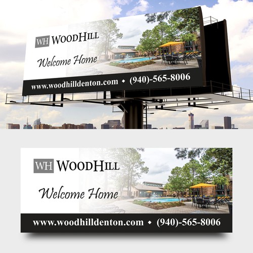 WoodHill Bilboard Design