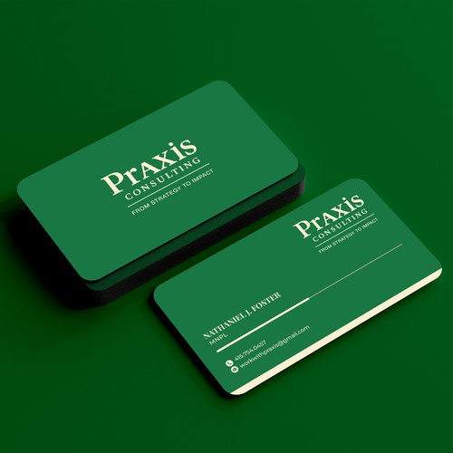 Parix consulting business card