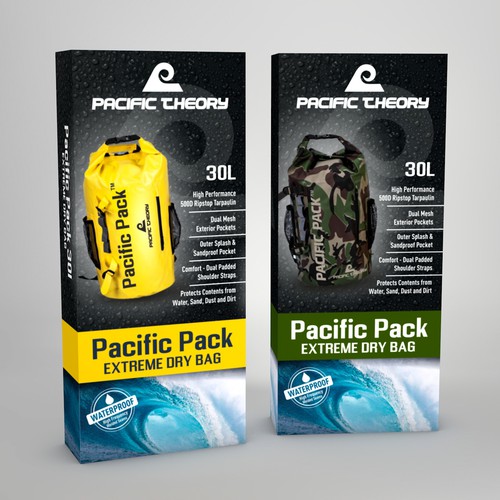 Modern package design for Pacific Theory
