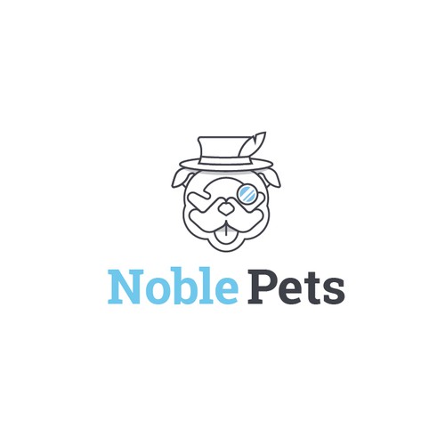High end clean and friendly logo for new online pet product company