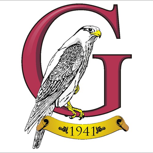 Logo for smokestack on ship "Gyrfalcon"