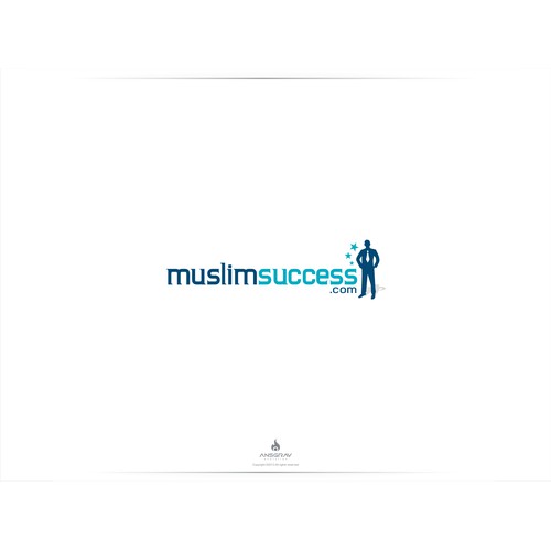 For Muslim professional development, logo design