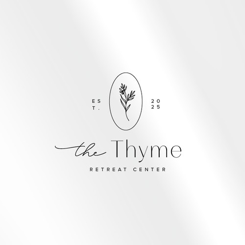 Unique modern handdrawn Logo for Retreat Center