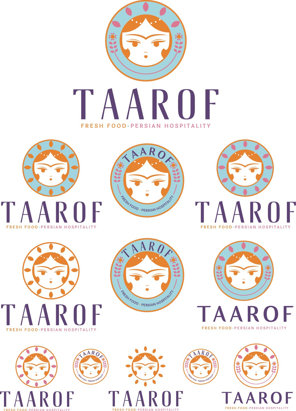 Design a fun contemporary logo for a new persian fast food concept