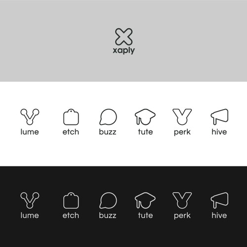 6 icon set for Xaply