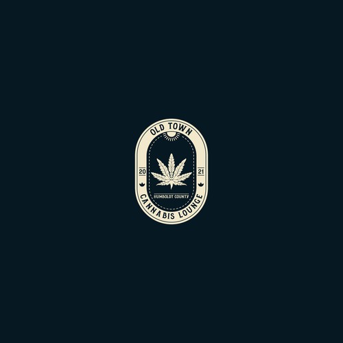 Old Town Cannabis lounge Logo Badge