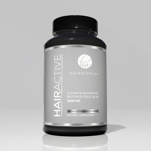 Hair active label design