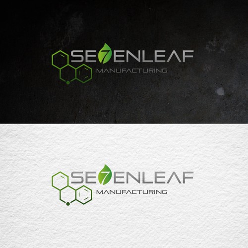 Logo and Business Card for Medicinal Cannabis Company SE7ENLEAF