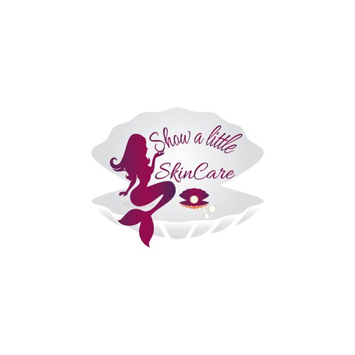 Logo design with a twist for SHOW A LITTLE SKINcare.