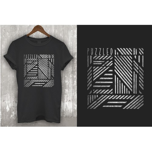 Create a confusing and creative tshirt design for a new clothing company.