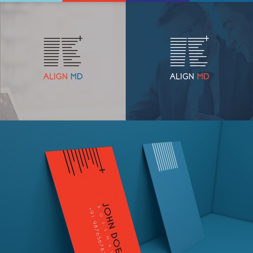 Logo concept for Align MD consultancy.