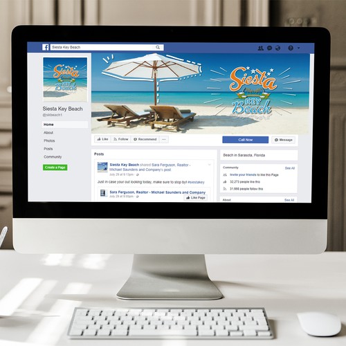 Facebook Cover for Beach