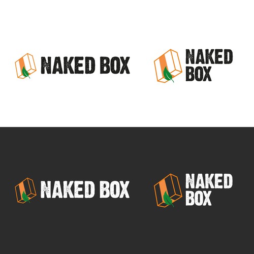 Naked box logo