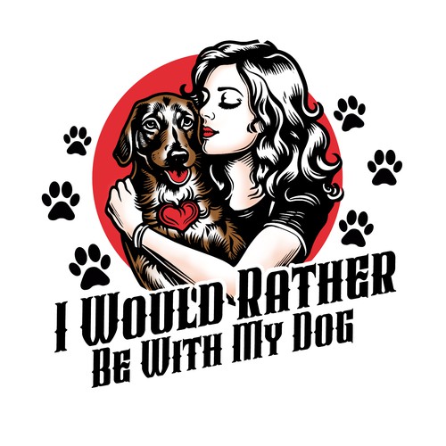 Dog Love TShirt Motiv