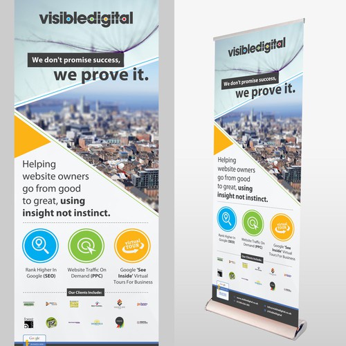 Pull Up Banner For Digital Marketing Agency