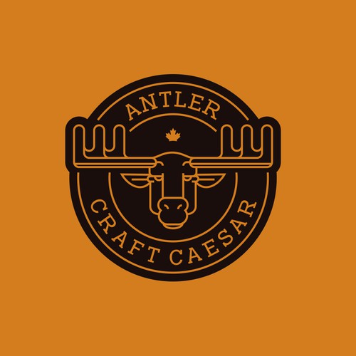 Antler Craft Caesar brew Line Art style