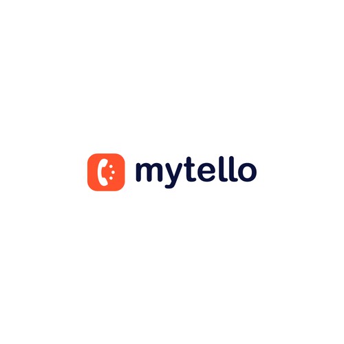 mytello logo for telecommunication startup