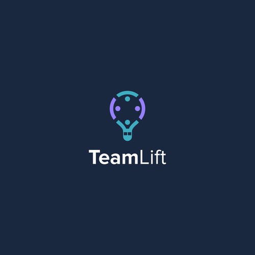 team lift modern logo design