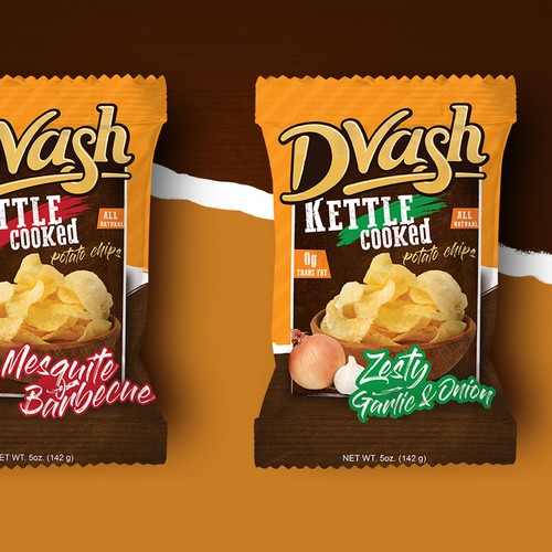Dvash kettle cooked potato chips