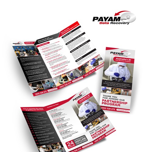 Payam Data Recovery Pty Ltd needs a new brochure design