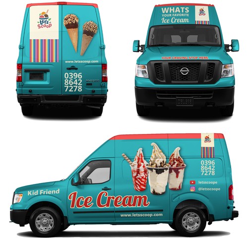 Van wrap design contest entry