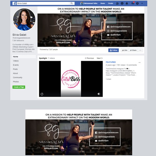 Facebook cover design