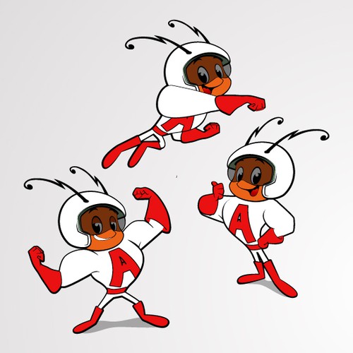 Atom Ant is our hero! So the closest likeness will win the prize - Create an animated character for our AppNatEm logo.