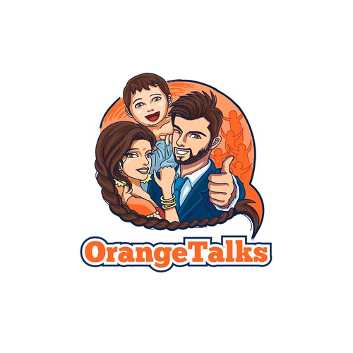 Finalist Logo 1 for Orange Talks