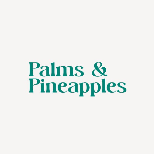 Creation of Brand Identity for PALMS&PINEAPPLES