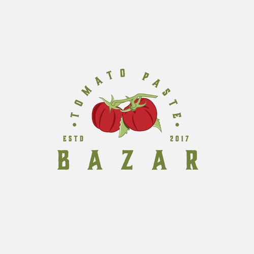 Logo for tomato paste company