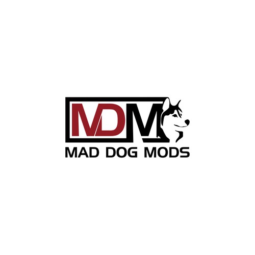 Create a mad dog logo image for our exploding vapor mod company.