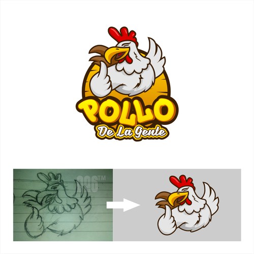 pollo de lagente