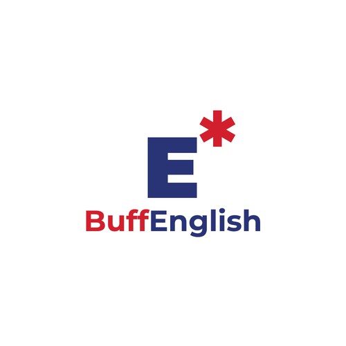 Text based logo concept for BuffEnglish