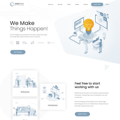 Boxfish studio new website