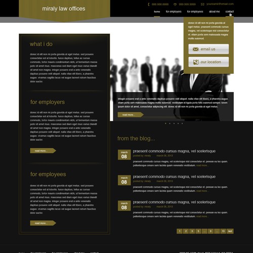 Help Miraly Law Offices with a new website design