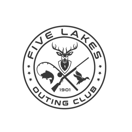 Traditional logo for hunting club