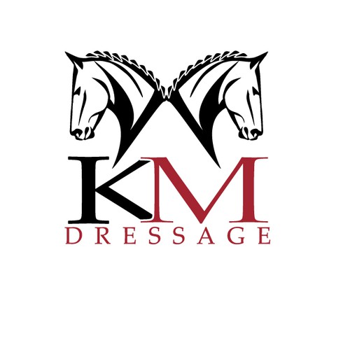 Logo concept for KM Dressage