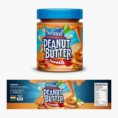 Packaging design for peanut butter brand