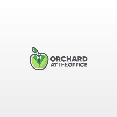 // Create an iconic logo for ORCHARD At The OFFICE