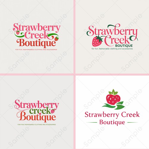 Logo for Strawberry Creek Boutique