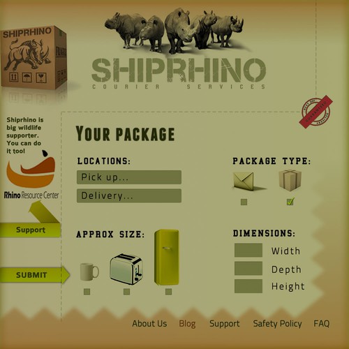 ShipRhino.com needs a new website design