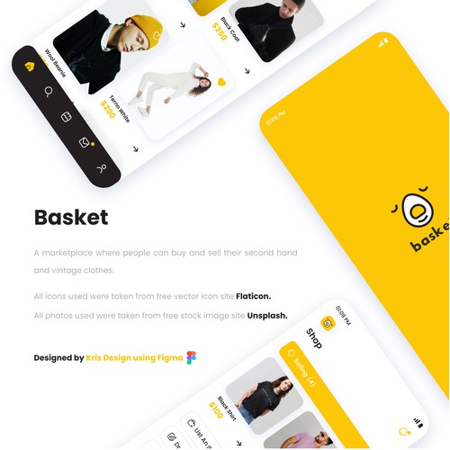 Basket App Design