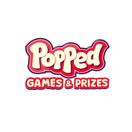 Logo for Fun Popcorn Themed Arcade