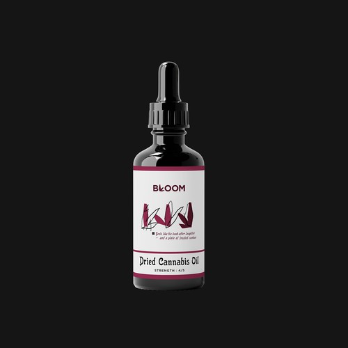 Bloom - Cannabis Oil Label