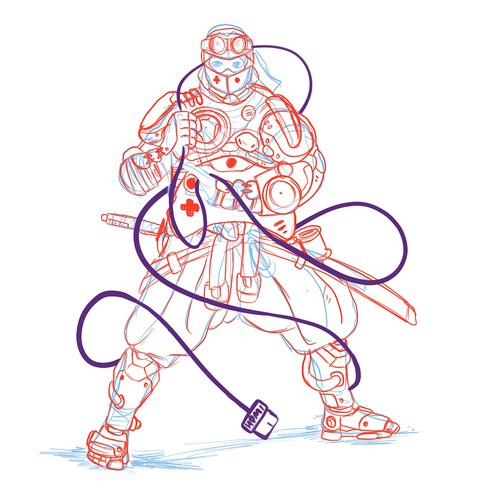 ninja sketch