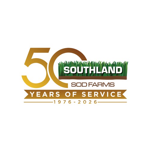 Design a Modern Yet Timeless 50-Year Logo for a Trusted Sod Leader in Southern California
