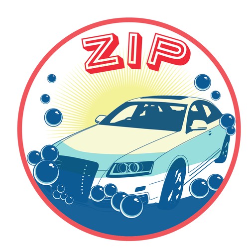 Zip Car Wash - Logo Design