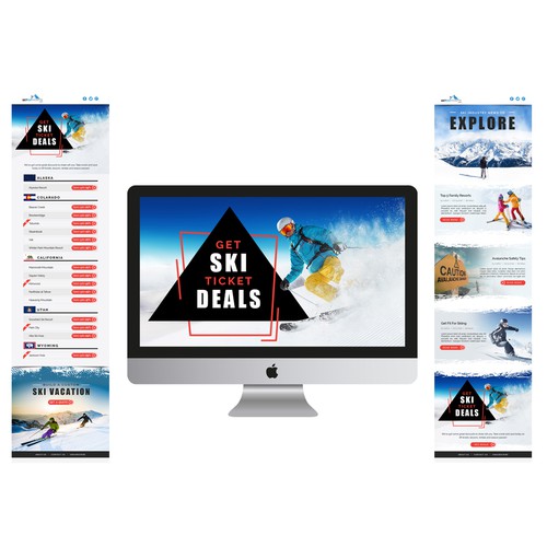 Email Marketing Templates for Ski Deals and Ski News