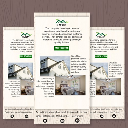 House Interior/exterior painting template